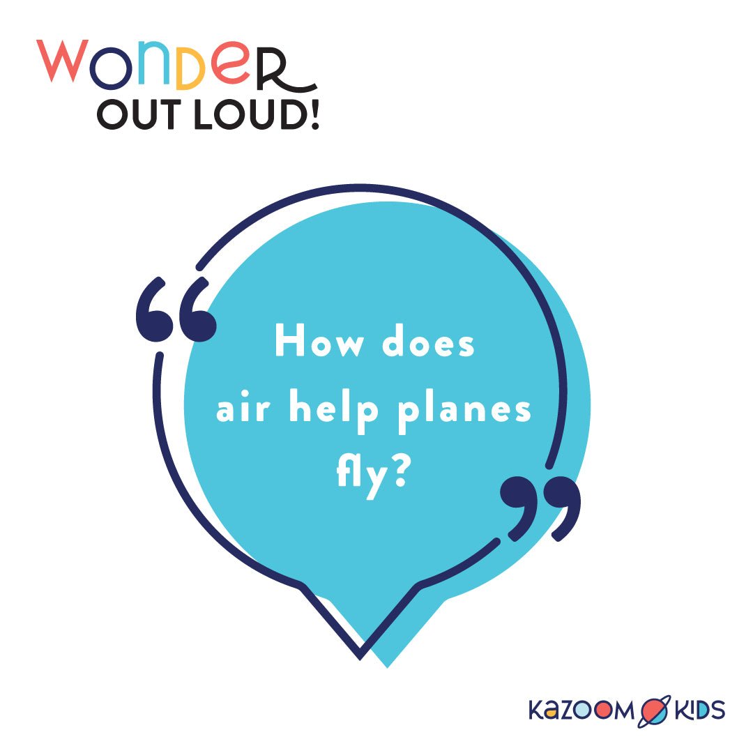 How does air help planes fly?