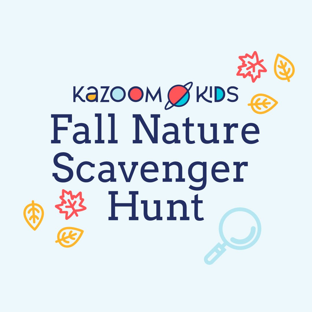 Kazoom Kids Fall Nature Scavenger Hunt