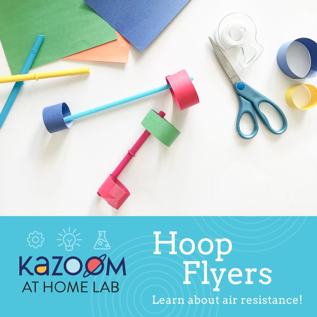 Create Hoop Flyers and learn about Air Resistance