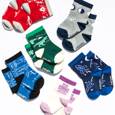Kids Socks - Toddler Socks with Grips - Boy Socks - Girl Socks