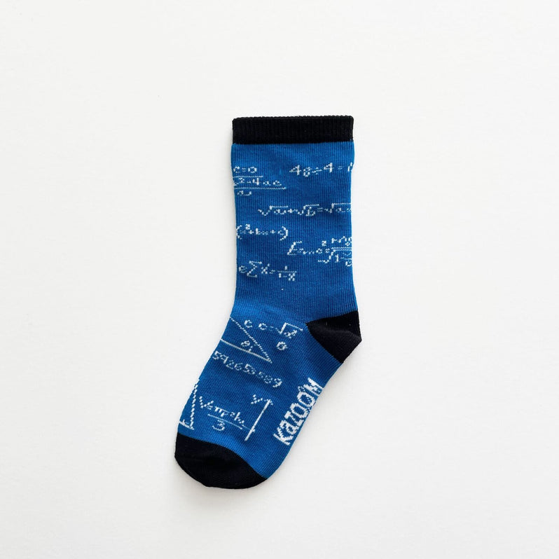 Math socks with Grips for Little kids